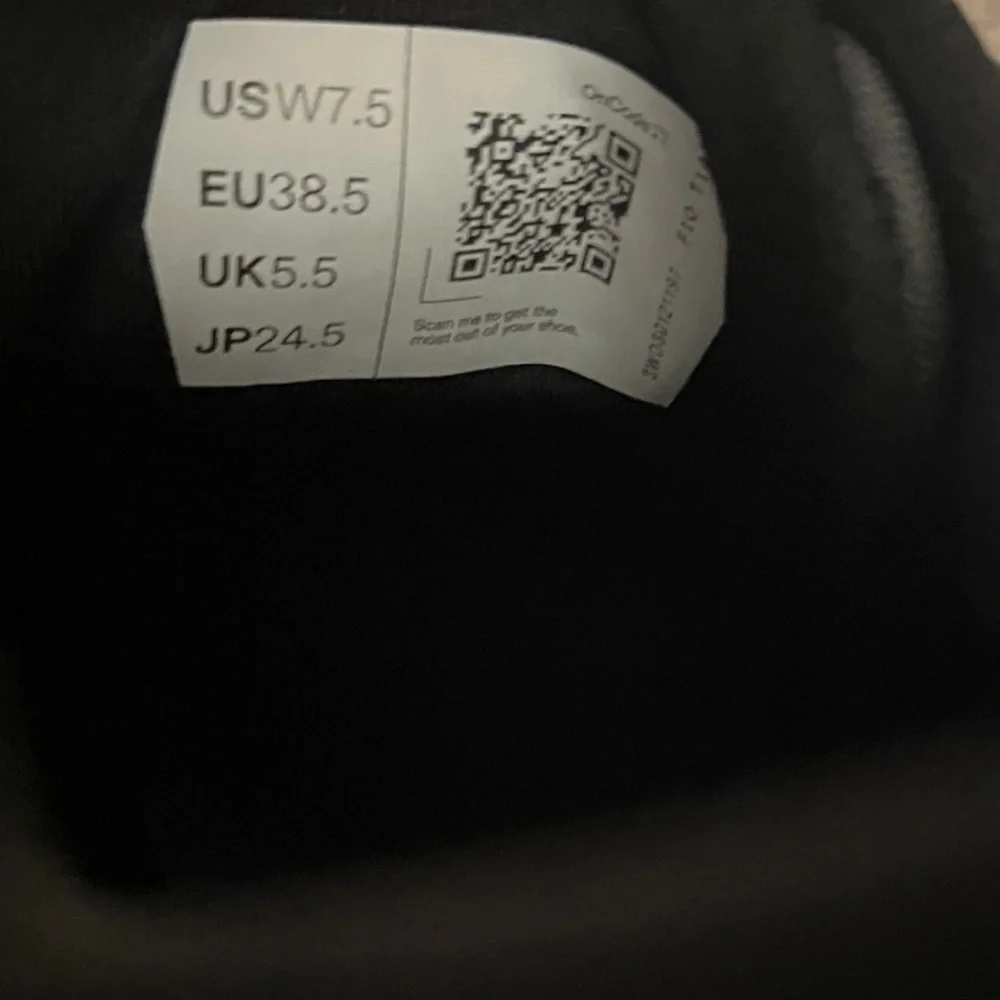 On Running Black and White Sneakers - Picture 5 of 5